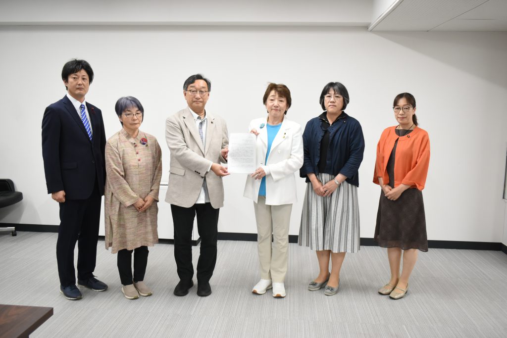 音楽ホール・中心部震災メモリアル拠点複合施設の計画を一旦停止し、市民の声を聞き、基本設計の見直しを求める　申し入れ　